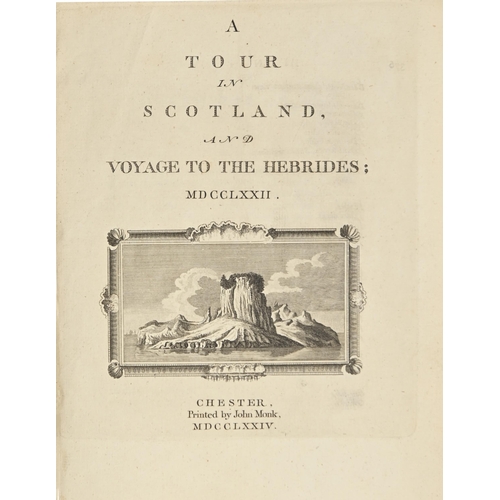 231 - Scotland. [Pennant (Thomas)], A Tour in Scotland, and Voyage to the Hebrides; MDCCLXXI, first editio... 