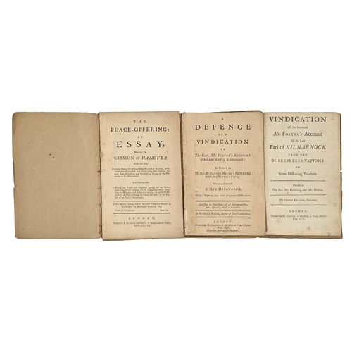 232 - Scotland. Jacobites and Jacobitism, three pamphlets, comprising Finch (Richard), A Defence of a Vind... 