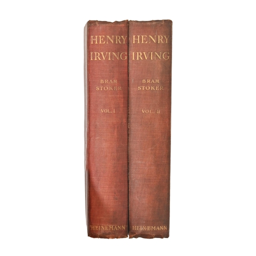 242 - Stoker (Bram), Personal Reminiscences of Henry Irving, two volume set, first edition, London: Willia... 