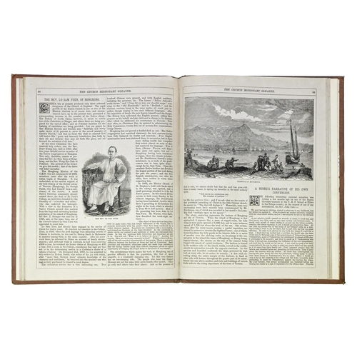 246 - The Church Missionary Gleaner, thirty-six numbers, partial runs: 1874-80, 1883, 1885-1913, black-rul... 