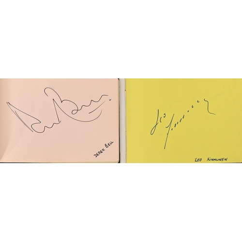 323 - Autographs, Motor Racing. Two autograph albums, collected by W. Smith of Parsons Cross, Sheffield, 2... 