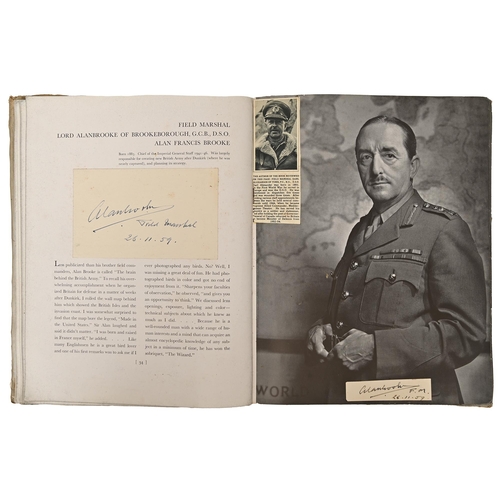 324 - Autographs. An autograph album compiled by Albert Milward, Covent Garden Tenor & avid Autograph ... 