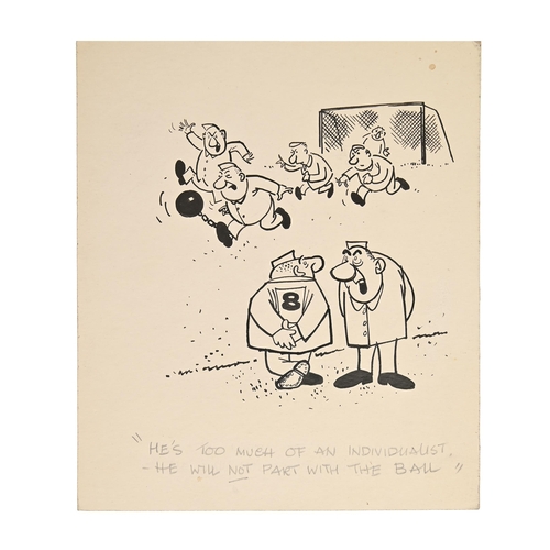 337 - Glan Williams (Welsh Caricaturist, 1912-1986) - A collection of approx. 100 works on paper, almost a... 