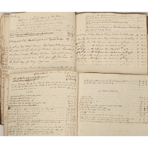 339 - Ireland. The account books of Michael Bustead Westropp (1746-1790), barrister-at-law, of Cork, Co. C... 