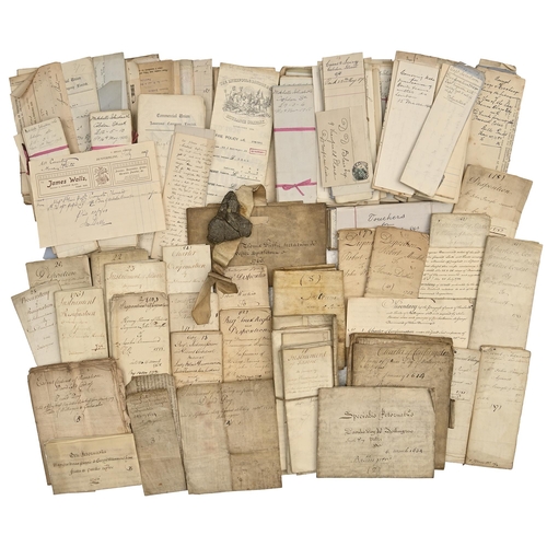 369 - Scotland. An archive collection of legal indentures, principally relating to the Drummonds of Blair ... 