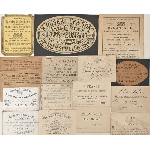 380 - Trade Cards/Tickets. R. Spencer and Sons, Chemists, Druggists, Brandy Merchants, and Tea-Dealers, At... 