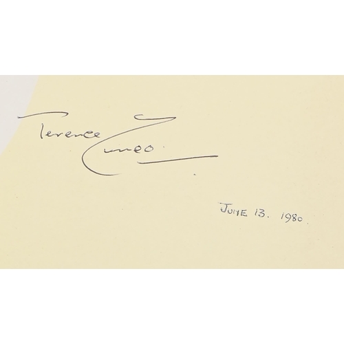 40 - Art. The Mouse & His Master: The life and wok of Terence Cuneo, signed and dated June 13, 1980, ... 