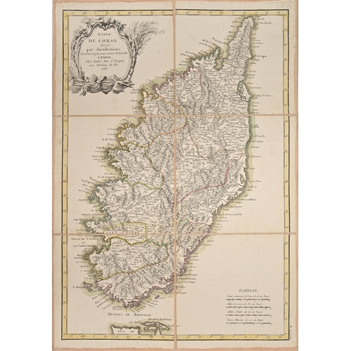 409 - Cartography. Jean Lattré (1743-1793; engraver and publisher), a cased collection of ten 18th c Europ... 