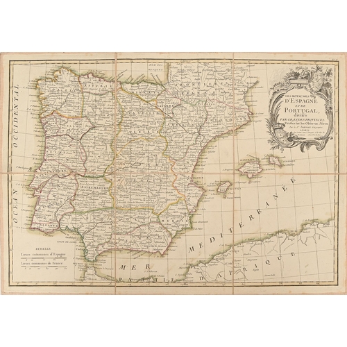 409 - Cartography. Jean Lattré (1743-1793; engraver and publisher), a cased collection of ten 18th c Europ... 