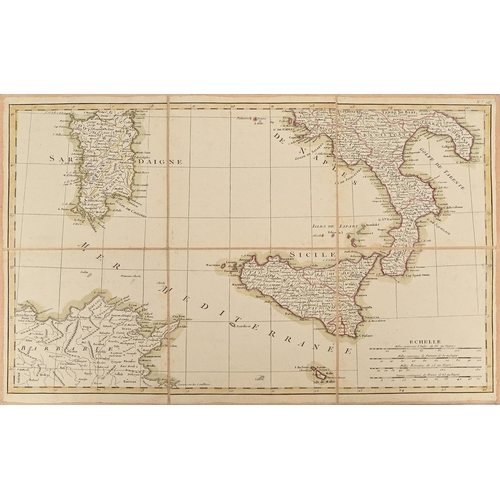 409 - Cartography. Jean Lattré (1743-1793; engraver and publisher), a cased collection of ten 18th c Europ... 