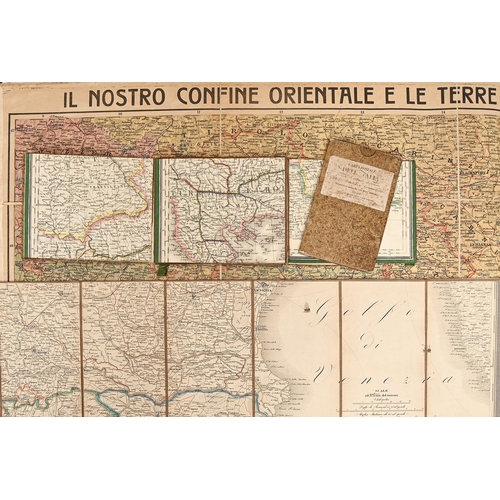 413 - Italy. Postal history: Giuseppe Pezze after Giovanni Brenna & C. Pinchetti, Carta Geografica e p... 