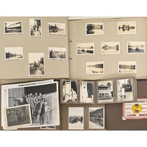 482 - Malaya, a British Army soldier's photograph album, presumably Second World War, n.d. [c. 1940], appr... 