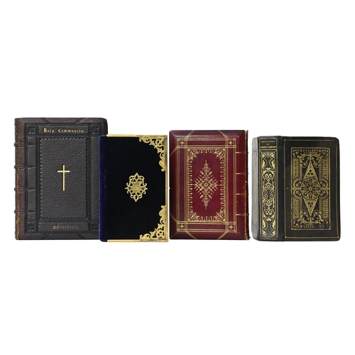 57 - Bindings. [Manuscript]: The Book of Common Prayer/Holy Communion, E. Hornby, Christmas, 1859, red-ru... 