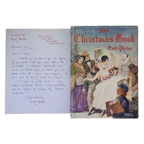 71 - Children's Book. Blyton (Enid) & Evans (Treyer, illustrated), The Christmas Book, signed by the ... 