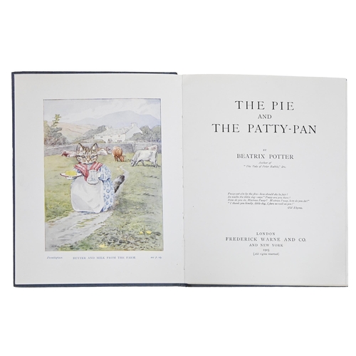 72 - Children's Book. Potter (Beatrix), The Pie and The Patty-Pan, first edition, London: Frederick Warne... 