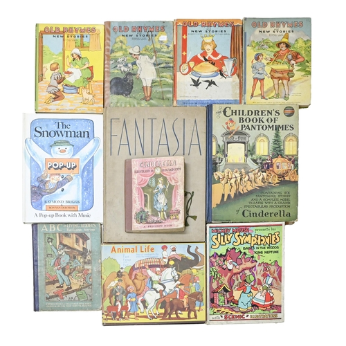 83 - Children's Pop-Up Books. [Disney] Silly Symphonies, Babes in the Woods, King Neptune, London: Dean &... 