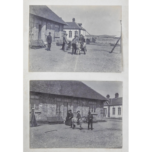 86 - China, Manchuria. An album of 35 photographs taken of and in Dalny [aka Dalniy/Dalian], n.d. [c. 190... 