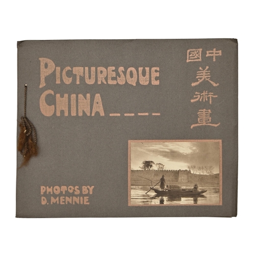 92 - China. Mennie (Donald, photographer), Picturesque China: A Series of Vandyck Photogravures illustrat... 