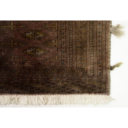 1031 - Three Caucasian mats and two rugs, various sizes