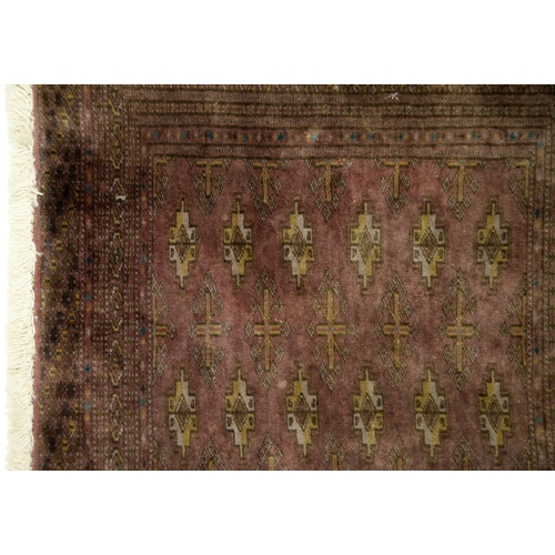 1031 - Three Caucasian mats and two rugs, various sizes