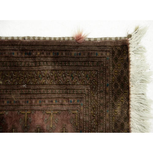 1031 - Three Caucasian mats and two rugs, various sizes