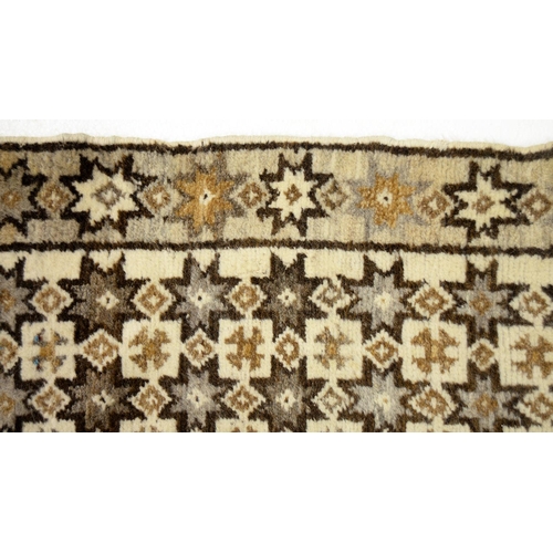 1031 - Three Caucasian mats and two rugs, various sizes