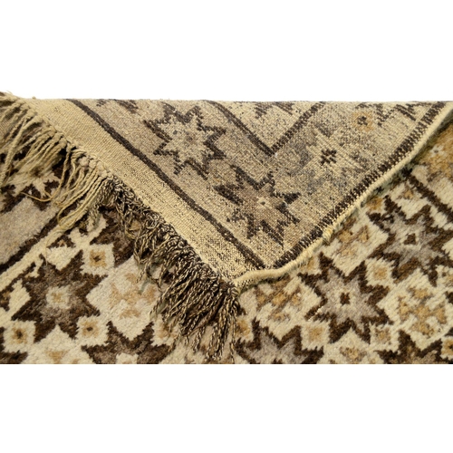 1031 - Three Caucasian mats and two rugs, various sizes