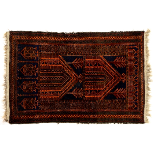 1032 - Three Caucasian rugs, 144 x 100cm and smaller