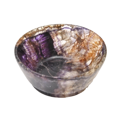 736 - A Blue John bowl, Derbyshire, 19th c, 5.6cm diam