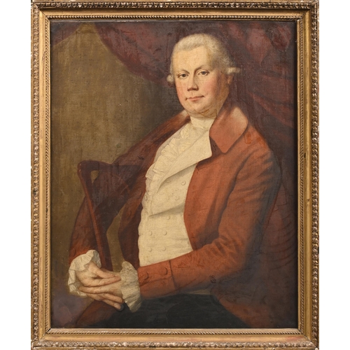 895 - English School, late 18th-early 19th century - Portrait of a Gentleman of the Maling family of North... 