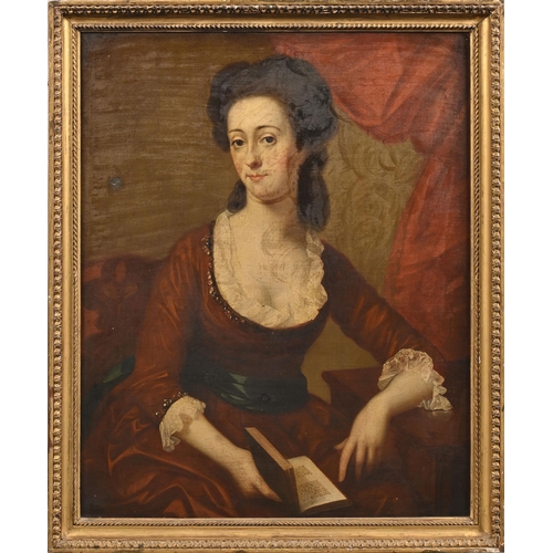 897 - English School, late 18th-early 19th century - Portrait of a Lady of the Maling family of North... 