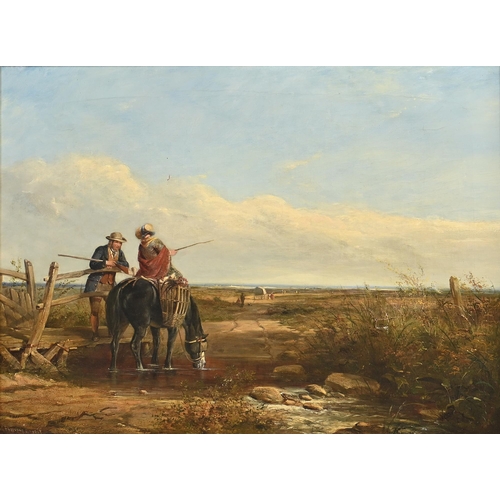 909 - Reuben Bussey (1818-1893) - Going to Market, signed and dated 1863, signed and dated again, inscribe... 