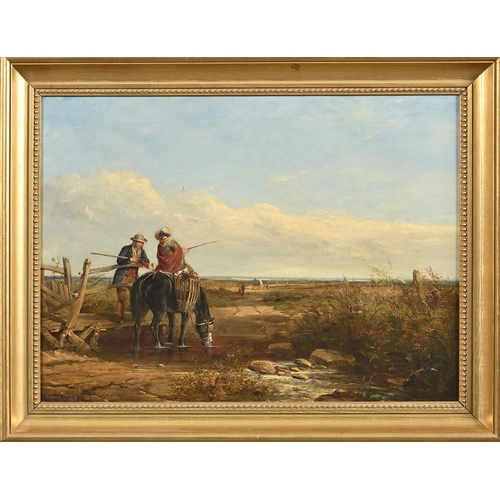 909 - Reuben Bussey (1818-1893) - Going to Market, signed and dated 1863, signed and dated again, inscribe... 