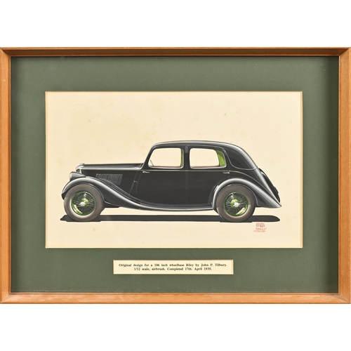 914 - Automobilia. John Posford Tilbury (1908-1983) - Design for 106