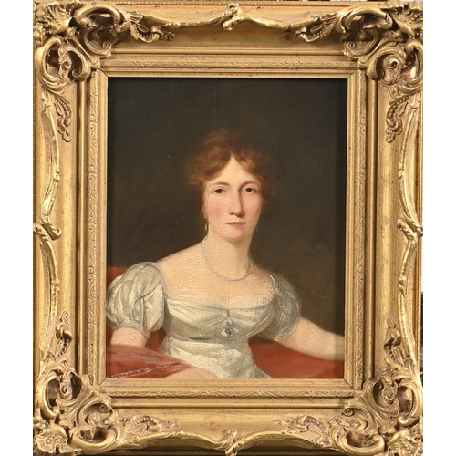 919 - Attributed to John James Masquerier (1778-1855) - Portrait of a Lady possibly Elizabeth (‘Eliza’) ne... 