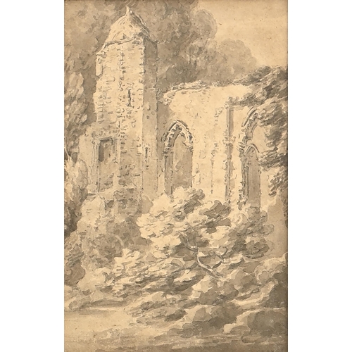 933 - Attributed to Thomas Hearne (1744-1817) - Rosedale Abbey, North Yorkshire, attributed and titled to ... 