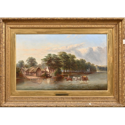 962 - George Turner (1841-1910) - View on the Trent at Wilford, Nottingham, signed and dated 1870, signed ... 