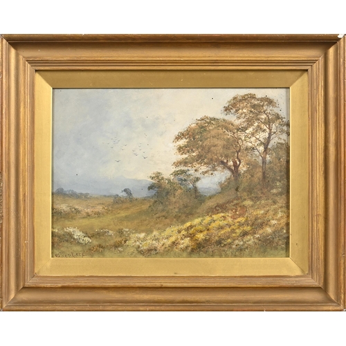 968 - English School, early 20th c - Countryside Scene, indistinctly signed .... RCA, watercolour, 25.5 x ... 