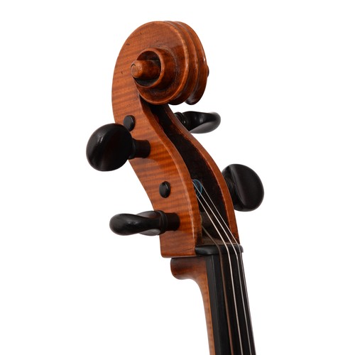 825 - A 'cello, 19th c, length of back 74cmProvenance: The present private owner, a local musician, has st... 