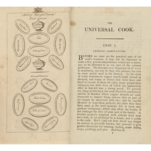 888 - Cookery. Collingwood (Francis) & Woollams (John), The Universal Cook, and City and Country House... 