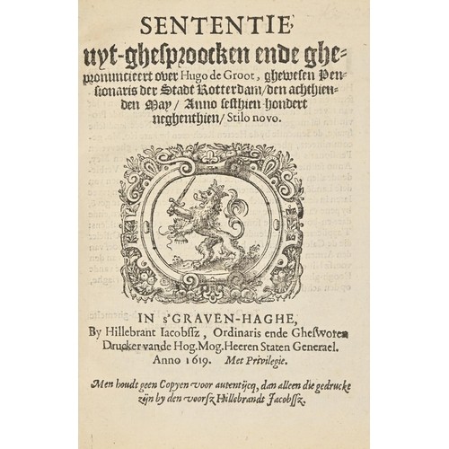 904 - Antiquarian Books and Pamphlets, early 17th c and later, comprising [William Camden] Oratio in memor... 