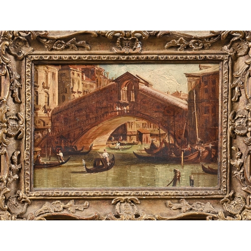 1007 - John Richard Townsend FRSA (1930-2013) after Canaletto - The Rialto Bridge, Venice, signed, inscribe... 