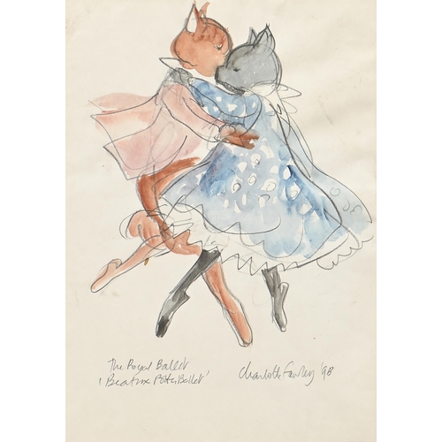 1016 - Charlotte Fawley (b 1935) - Tom Mouse; another costume design from The Royal Ballet's Tales of Beatr... 