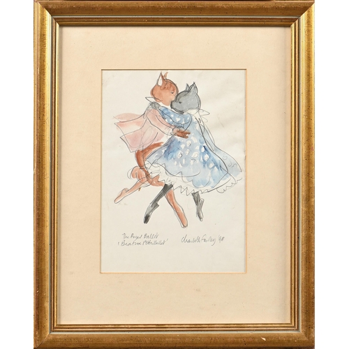 1016 - Charlotte Fawley (b 1935) - Tom Mouse; another costume design from The Royal Ballet's Tales of Beatr... 