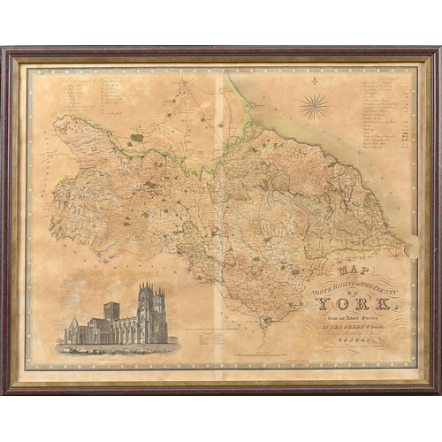 1035 - Greenwood & Co - Map of the East Riding of the County of York, from an actual survey made in the... 