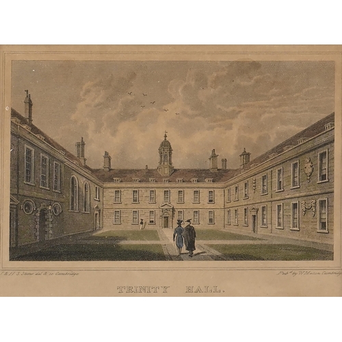 1040 - Seven miscellaneous prints of Trinity Hall, Cambridge, 19th century and later, mixed processes, the ... 