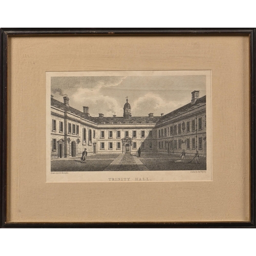 1040 - Seven miscellaneous prints of Trinity Hall, Cambridge, 19th century and later, mixed processes, the ... 