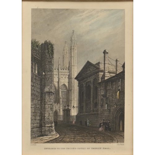 1040 - Seven miscellaneous prints of Trinity Hall, Cambridge, 19th century and later, mixed processes, the ... 