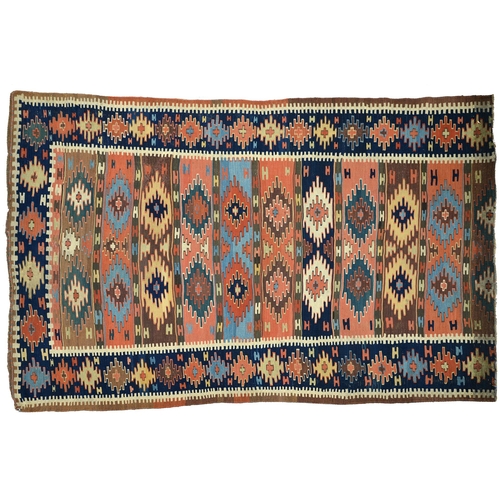 1066 - A Shahsavan of Moghan kilim, 264 x 170cm