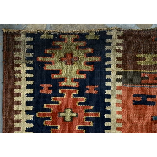 1066 - A Shahsavan of Moghan kilim, 264 x 170cm